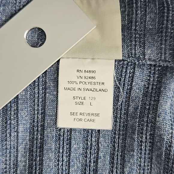 Haband Full Zip Men's Jacket Size Large Gray Y2K Style 129 Made in Switzerland - Picture 15 of 15